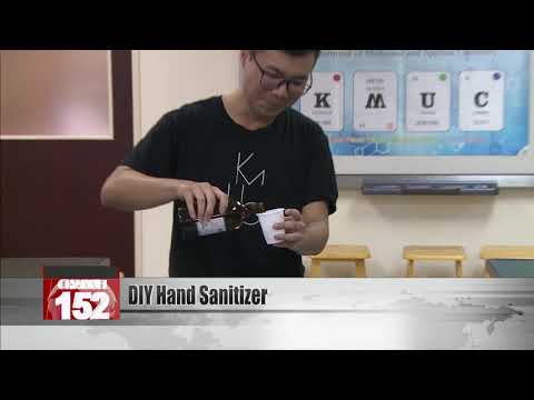 Professor teaches way to make hand sanitizer at home