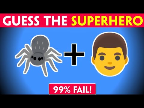 “Guess the Marvel Superhero by Emoji | 99% Can’t Pass This Quiz! 😱🦸‍♂️”