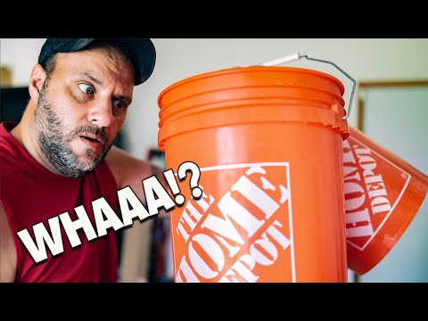Home Depot Bucket Tricks That WILL BLOW YOUR MIND! (I never knew this was possible)