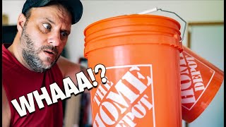 Home Depot Bucket Tricks That WILL BLOW YOUR MIND! (I never knew this was possible)