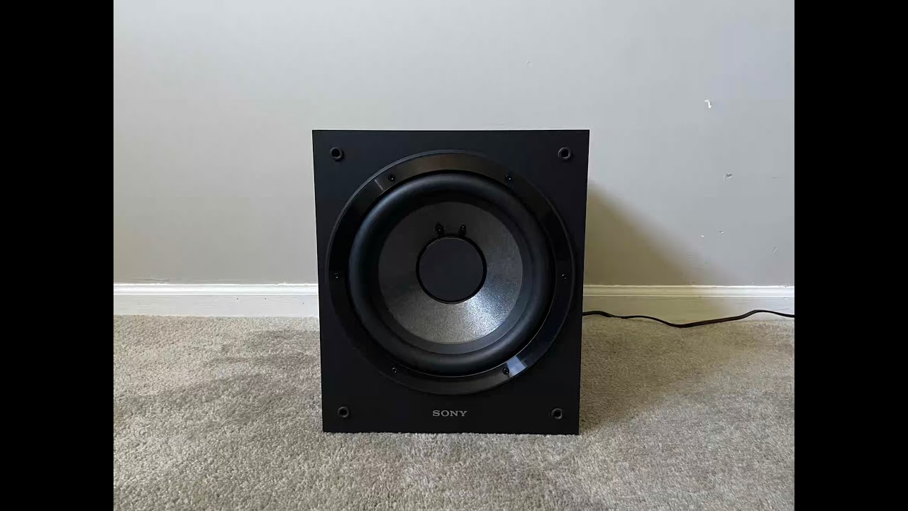 Сабвуфер Sony SA-CS9, черный