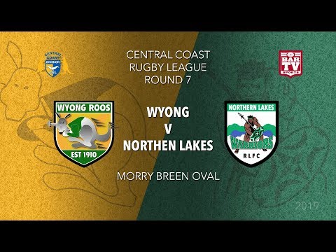 2019 Central Coast RL - Round 7 - Wyong v Northern Lakes
