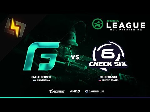 [ES] Gale Force vs Check-Six | ESEA MDL Premier NA | S26 | BO1 | Cache