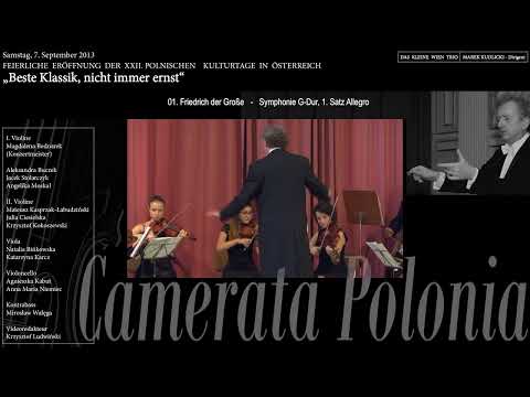 CAMERATA POLONIA - 01. Friedrich der Große, Symphonie G-Dur (Allegro, Andante, Presto)