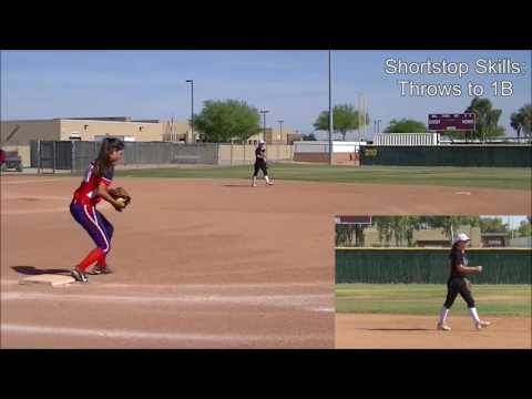 Andraya Rhinehart Softball Skills Video - 2019 Shortstop Utility