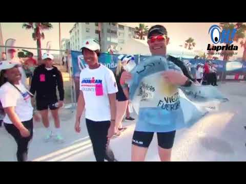 "Un saludo para Laprida": Así llegaba Mauricio Vega Farina en el Iron Man de Sudáfrica