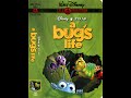Opening To A Bug S Life US VHS 2000 Gold Classic Collection