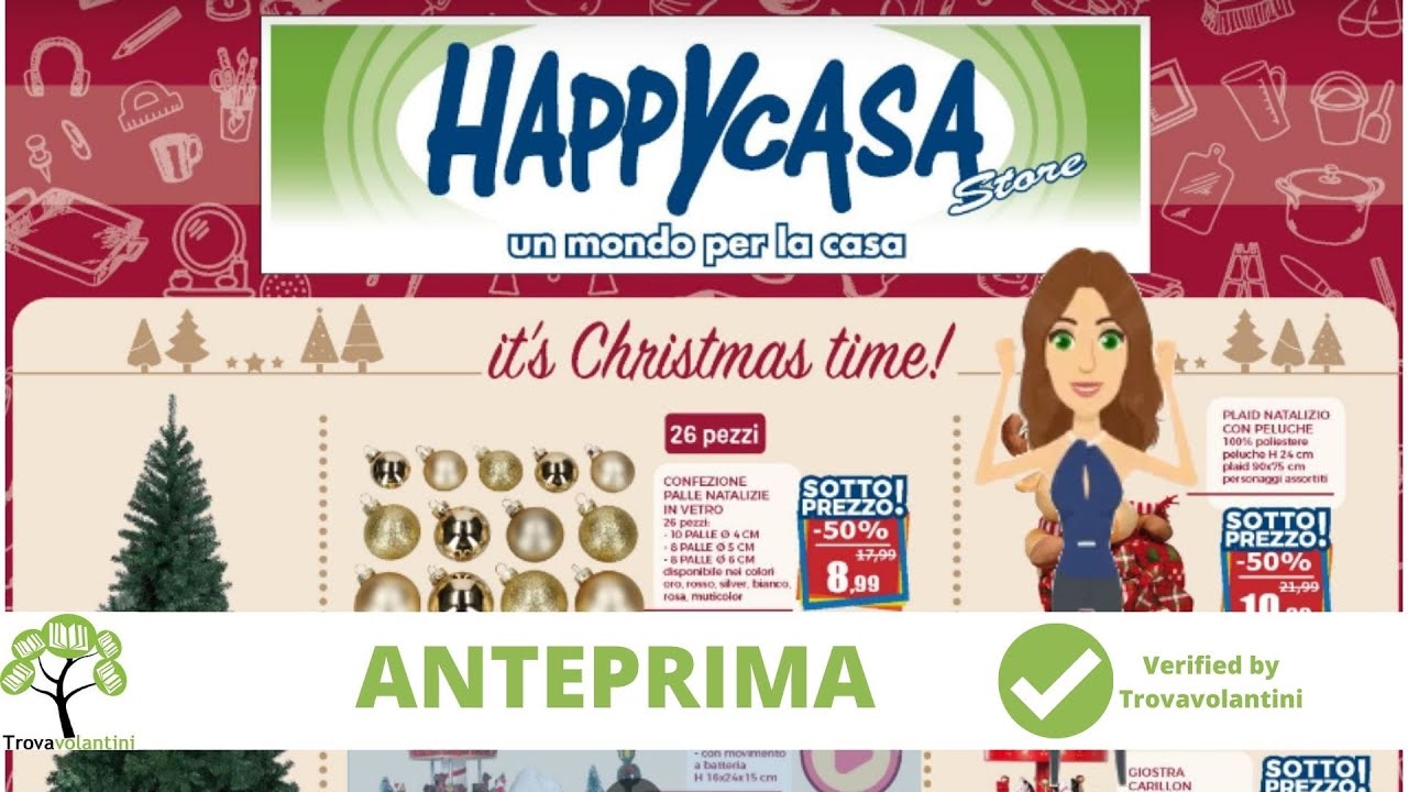 Volantino Happycasa speciale Natale fino al 24 dicembre 2021