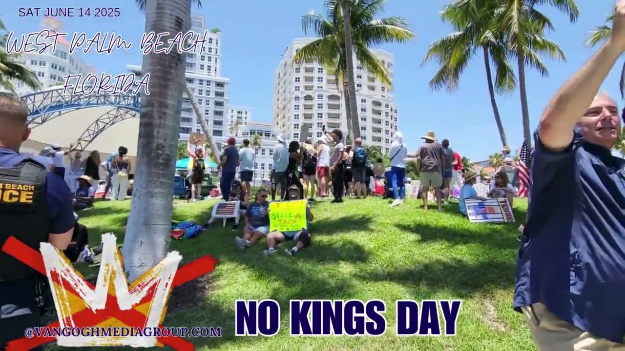 Voicing Opposition To President Donald Trump West Palm Beach