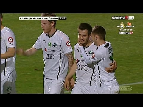 Rudolf Gergely második gólja az MVM Paks - Győri ETO FC mérkőzésen