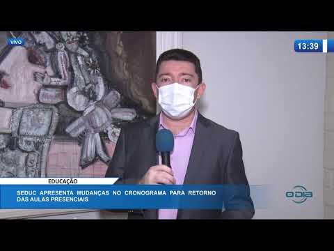 Entrevista com o SecretaÌrio de Educacão de Teresina sobre novo cronograma de aulas 22 09 2020
