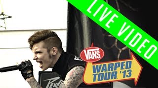 Black Veil Brides: &quot;I Am Bulletproof&quot; Live [Vans Warped Tour 2013]