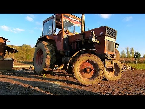 Tractor UTB U650M in actiune + Goarna LDE2100 060-DA @Sumal, Judetul Salaj (19 10 2014)