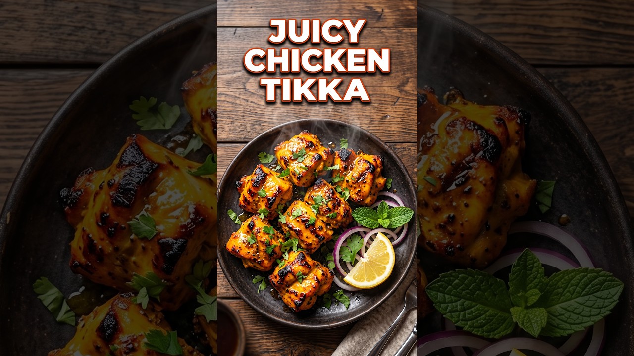 Juicy Chicken Tikka Recipe 🍗🔥 | Restaurant Style Chicken Tikka #shorts #kalyani #song