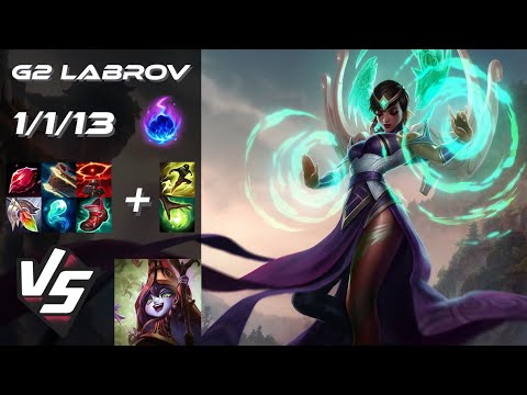G2 Esports Labrov SUPPORT Karma vs Lulu - EU Challenger Patch 25.S1.6