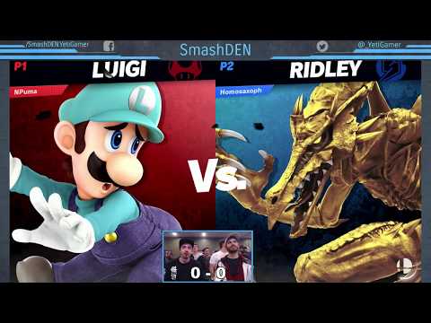 SmashDEN February: Winners Round 1 - NudePuma vs. Homosaxophone