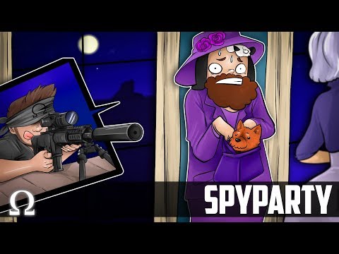 SPY GAMES & FOOLING MR. JIGGLEFINGER! | Spy Party #5 Funny Moments Ft. BigJigglyPanda