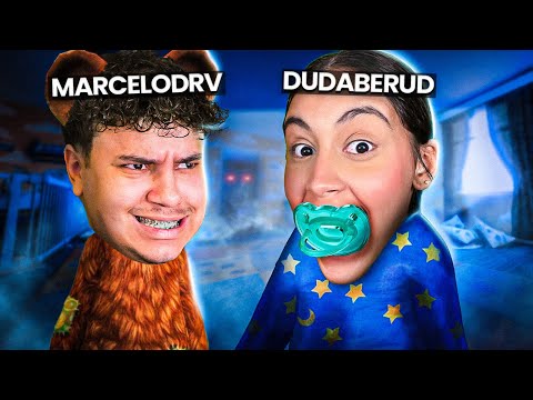 MARCELODRV & DUDABERUD viraram BEBÊS na CASA DO TERROR!!