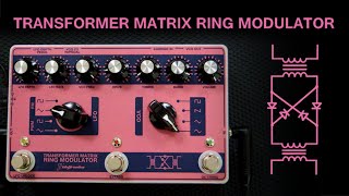 Video thumbnail for Transformer Matrix Ring Modulator FTelettronica (Lovetone Ring Stinger) by FTelettronica Handmade Pedals