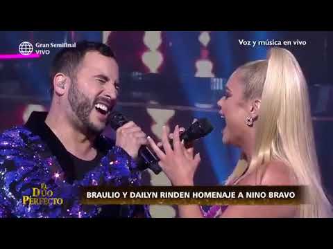¨EL DÚO PERFECTO¨ SEMIFINAL - BRAULIO CHAPPELL Y DAILYN CURBELO - HOMENAJE A NINO BRAVO