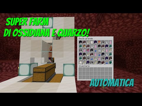 FARM DI OSSIDIANA E QUARZO CON I PIGLIN! - Minecraft ITA #69