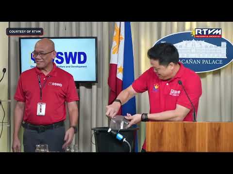 DSWD demos water filtration kits to push Marcos’ bucket wisdom