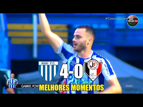 Gols e lances de Avaí x Joinville