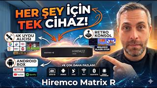 HER ŞEY İÇİN TEK CİHAZ | 4K UYDU+ANDROID BOX+RETRO KONSOL VE ÇOK DAHA FAZLASI İL