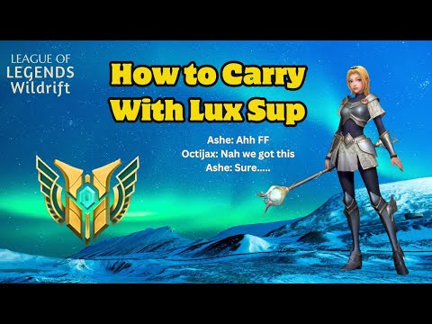 LUX Carry's Her ADC! CRAZY ENDING! Ep 18 - ranked climb