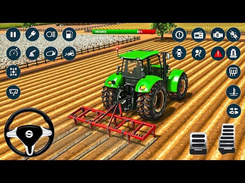 , title : 'Indian Farm Tractor Driver Sim: Farming Tractor Games 2023 - Android Gameplay'