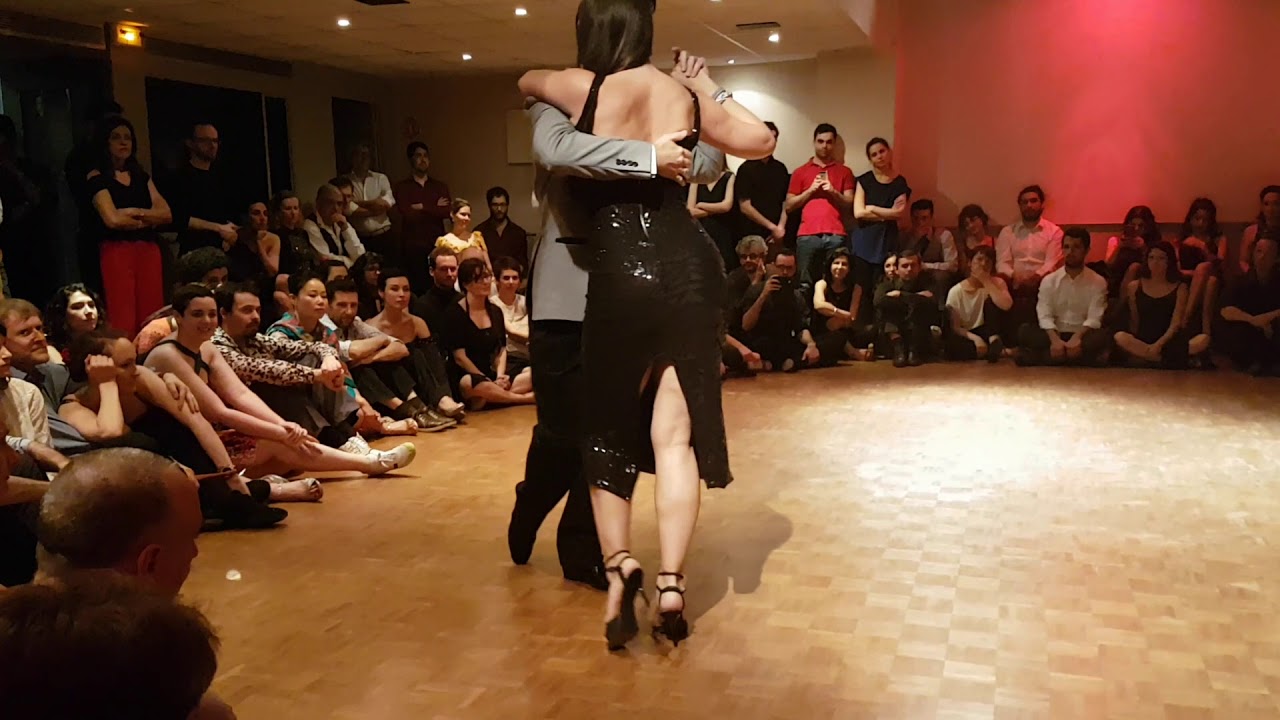 Haris Mihail & Natasha Lewinger _ Démo 2/4  ❤ @ Milonga El Garron Burn the dancefloor  _  Paris