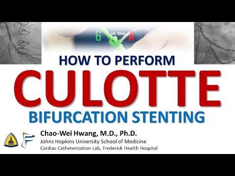 CULOTTE STENTING for bifurcation PCI