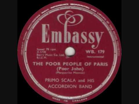 Primo Scala & His Accordion Band - The Poor People Of Paris (Poor John)