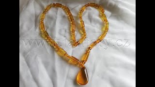 Náhrdelník z myanmarského jantaru PB-40