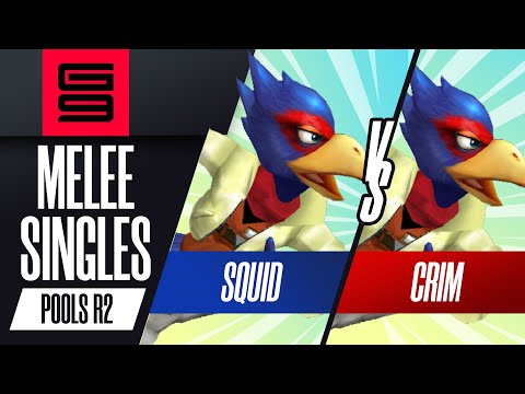 Squid (Falco) vs Crim (Falco) - Melee Singles Pools Winners Semi-Final  - Genesis 9