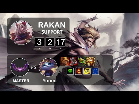 Support Rakan vs Yuumi - LOL EUW Master Season 12 Patch 12.2