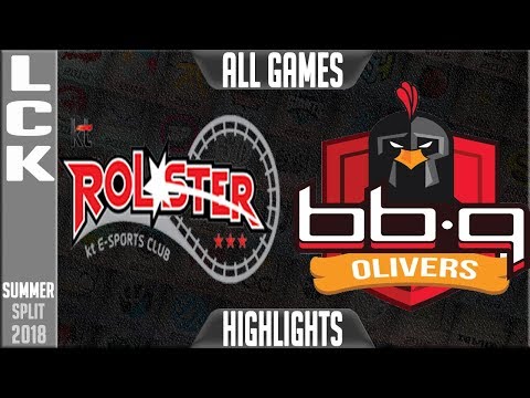 KT vs BBQ Highlights ALL GAMES | LCK Summer 2018 Week 6 Day 6 | KT Rolster vs BBQ Olivers