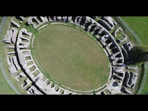 Luni roman amphitheater (II century) with DJI Phantom 4 Pro Video 4K