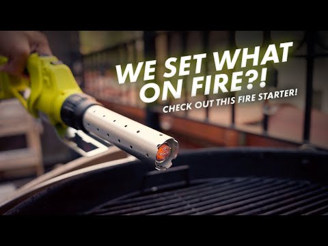 Sun Joe 24V-BBQ-LTE 24-Volt IONMAX Cordless Electric Fire Starter Kit / For Charcoal BBQ Grills