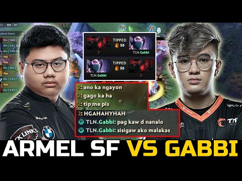 ARMEL RAID BOSS SF "TIP ME PLS" ALL CHAT VS GABBI DOTA 2