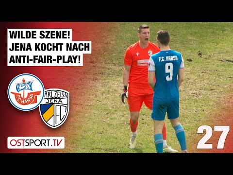 Kurios! Jena kocht nach Anti-Fair-Play: Hansa Rostock II - Carl Zeiss Jena | Regionalliga Nordost
