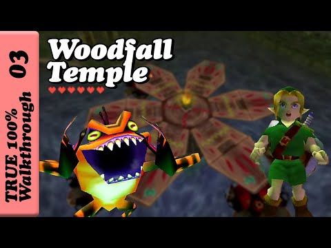 Woodfall Temple Walkthrough True 100% Zelda Majora's Mask | MM
