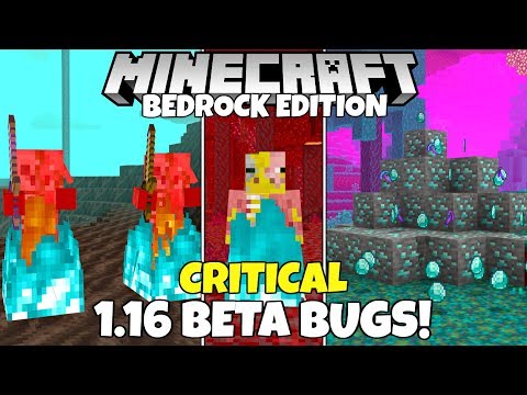 silentwisperer - 10 Critical Bugs That NEED To Be Fixed In Minecraft Bedrock! (1.16 Nether Update Beta)