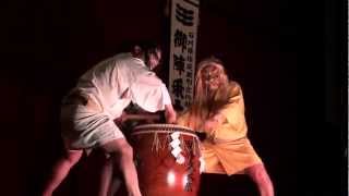 preview picture of video 'Gojinzyo-daiko Taiko-drum 御陣乗太鼓　輪島 Wajima Japan'