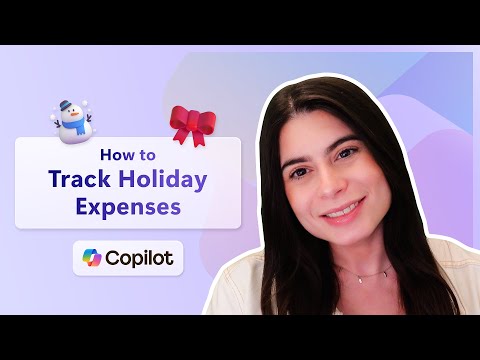 How to use Copilot in Excel to track holiday expenses | Microsoft 365