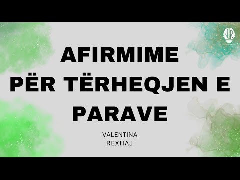Afirmime për tërheqjen e PARAVE - Valentina Rexhaj