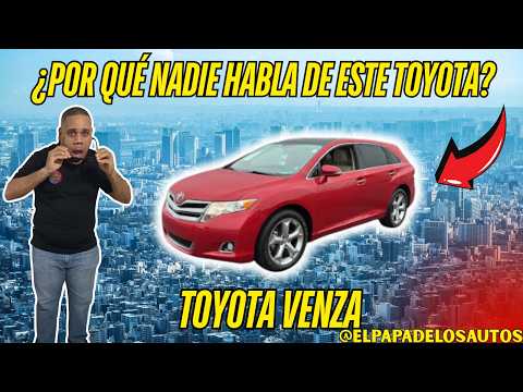 Toyota Venza: The SUV that no one mentions but is excellent.