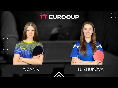 11:35 Yulianna Zanik - Nadiia Zhukova 27.06.2024 TT Euro.Cup Women Ukraine Master. TABLE 4