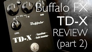 Video thumbnail for Buffalo FX TD X review (part 2) - David Gilmour Rattle That Lock by gilmourish