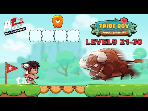 Tribe Boy: Jungle Adventure - Levels 21-30 + Bonus (Android Gameplay) - YouTube